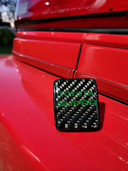 Supra Carbon Fiber badge